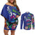 El Salvador Couples Matching Off Shoulder Short Dress and Long Sleeve Button Shirt Beauty Local Inspired - Wonder Print Shop