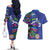 El Salvador Couples Matching Off The Shoulder Long Sleeve Dress and Hawaiian Shirt Beauty Local Inspired - Wonder Print Shop