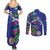 El Salvador Couples Matching Summer Maxi Dress and Long Sleeve Button Shirt Beauty Local Inspired - Wonder Print Shop