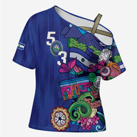 El Salvador Cross Shoulder Shirt Beauty Local Inspired - Wonder Print Shop