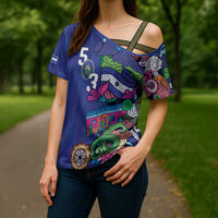 El Salvador Cross Shoulder Shirt Beauty Local Inspired - Wonder Print Shop