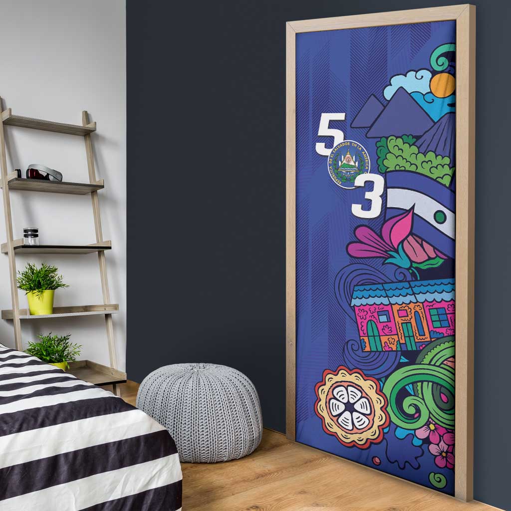 El Salvador Door Cover Beauty Local Inspired - Wonder Print Shop