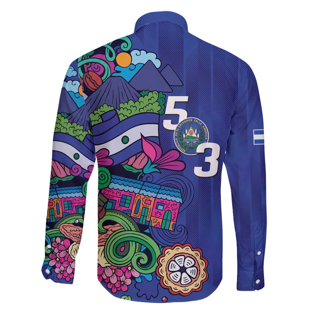 El Salvador Family Matching Long Sleeve Bodycon Dress and Hawaiian Shirt Beauty Local Inspired - Wonder Print Shop