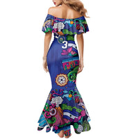 El Salvador Family Matching Mermaid Dress and Hawaiian Shirt Beauty Local Inspired - Wonder Print Shop