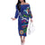 El Salvador Family Matching Off The Shoulder Long Sleeve Dress and Hawaiian Shirt Beauty Local Inspired - Wonder Print Shop