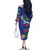 El Salvador Family Matching Off The Shoulder Long Sleeve Dress and Hawaiian Shirt Beauty Local Inspired - Wonder Print Shop