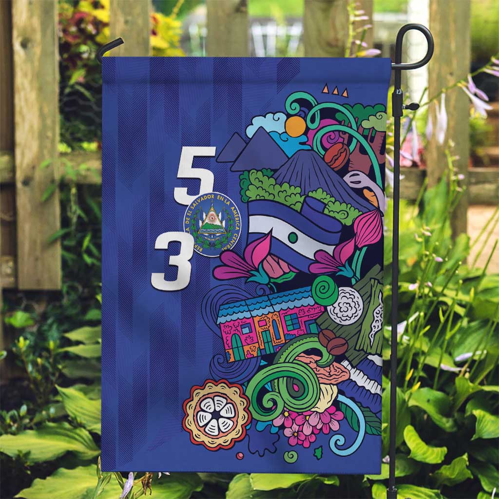 El Salvador Garden Flag Beauty Local Inspired - Wonder Print Shop