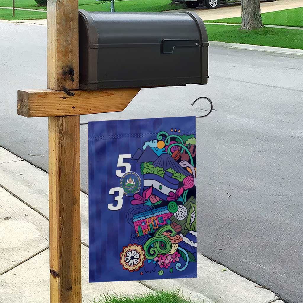 El Salvador Garden Flag Beauty Local Inspired - Wonder Print Shop