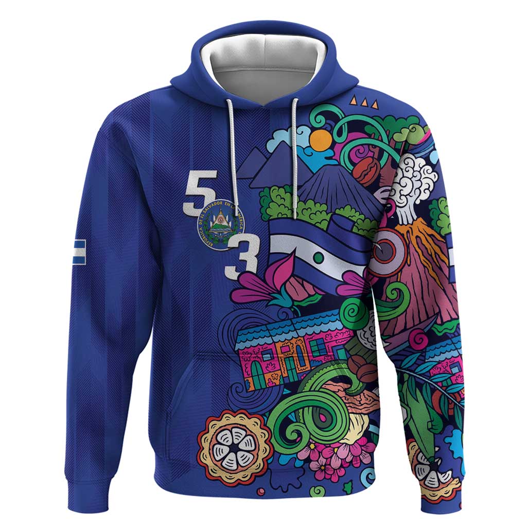 El Salvador Hoodie Beauty Local Inspired - Wonder Print Shop
