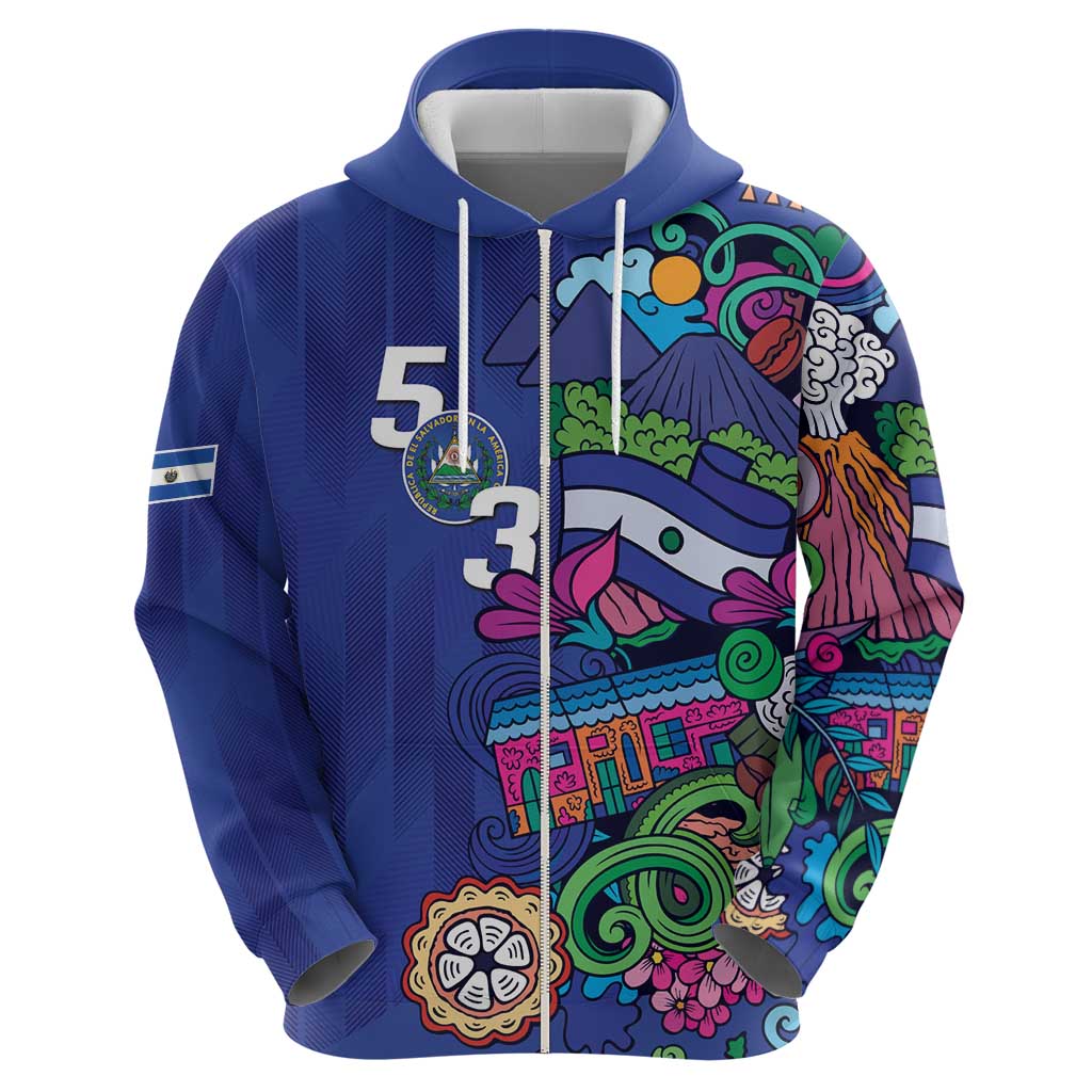 El Salvador Hoodie Beauty Local Inspired - Wonder Print Shop