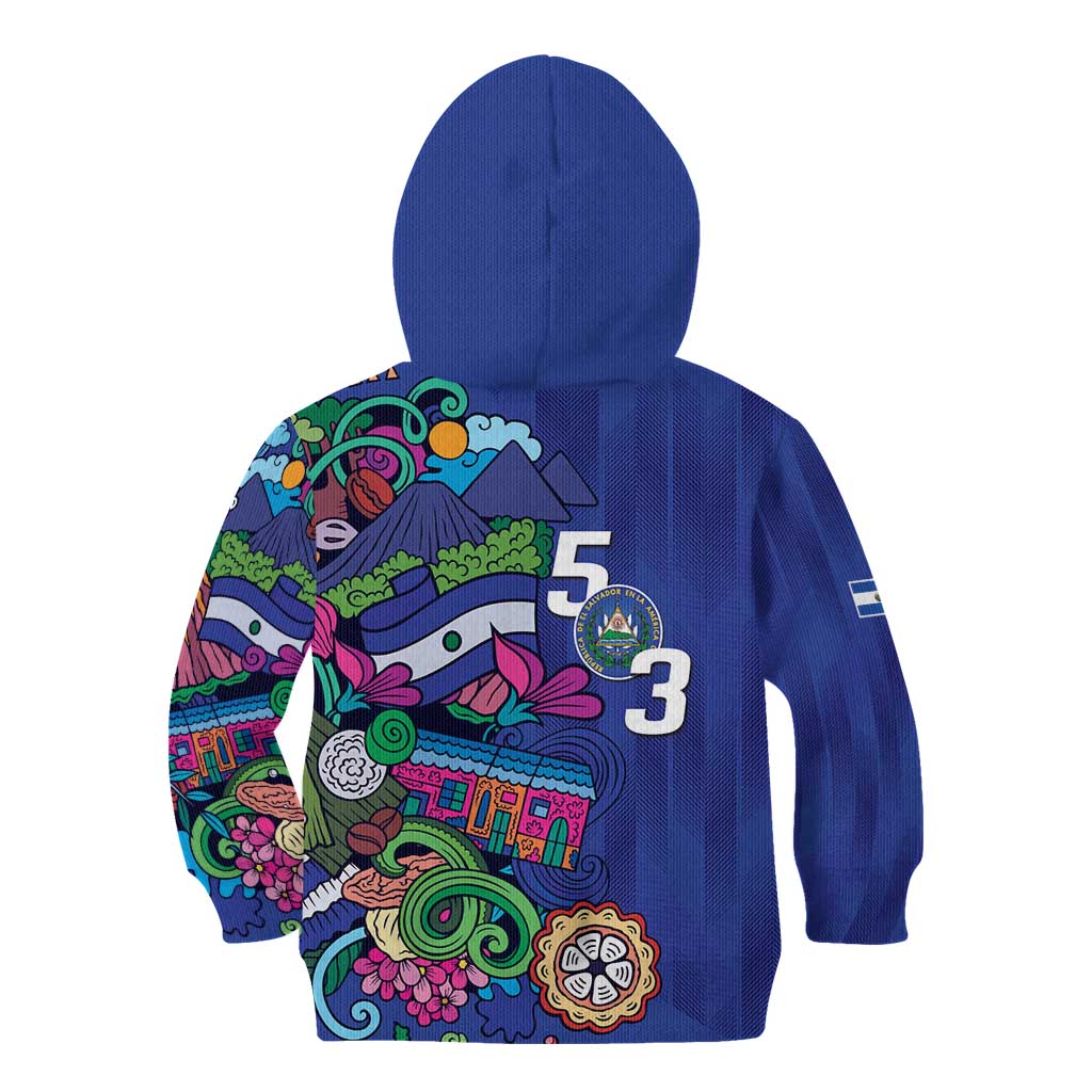 El Salvador Kid Hoodie Beauty Local Inspired - Wonder Print Shop