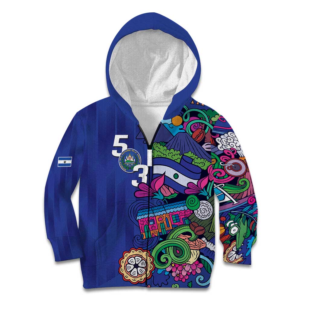 El Salvador Kid Hoodie Beauty Local Inspired - Wonder Print Shop