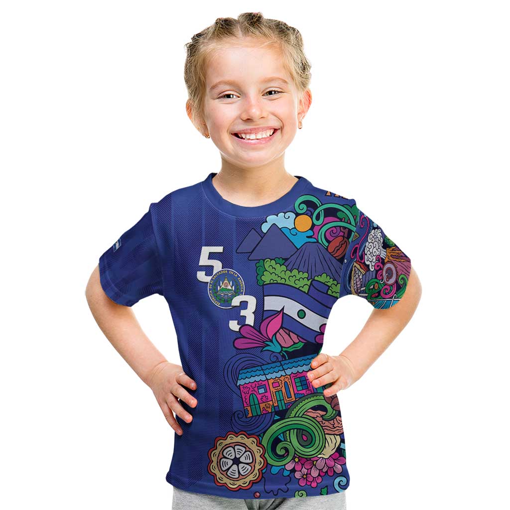 El Salvador Kid T Shirt Beauty Local Inspired - Wonder Print Shop