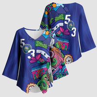 El Salvador Kimono Sleeve Blouse Beauty Local Inspired - Wonder Print Shop