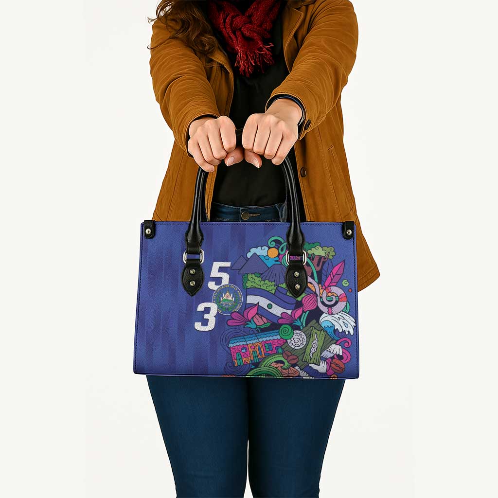 El Salvador Leather Bag Beauty Local Inspired - Wonder Print Shop