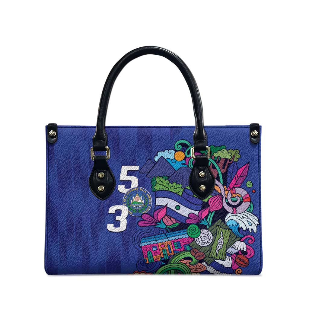 El Salvador Leather Bag Beauty Local Inspired - Wonder Print Shop