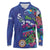 El Salvador Long Sleeve Polo Shirt Beauty Local Inspired - Wonder Print Shop
