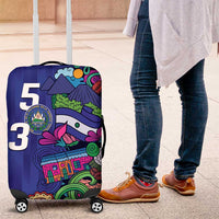 El Salvador Luggage Cover Beauty Local Inspired - Wonder Print Shop