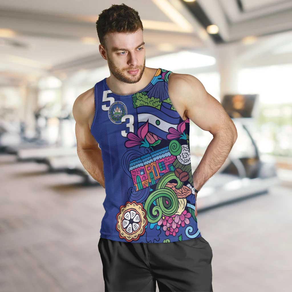 El Salvador Men Tank Top Beauty Local Inspired - Wonder Print Shop