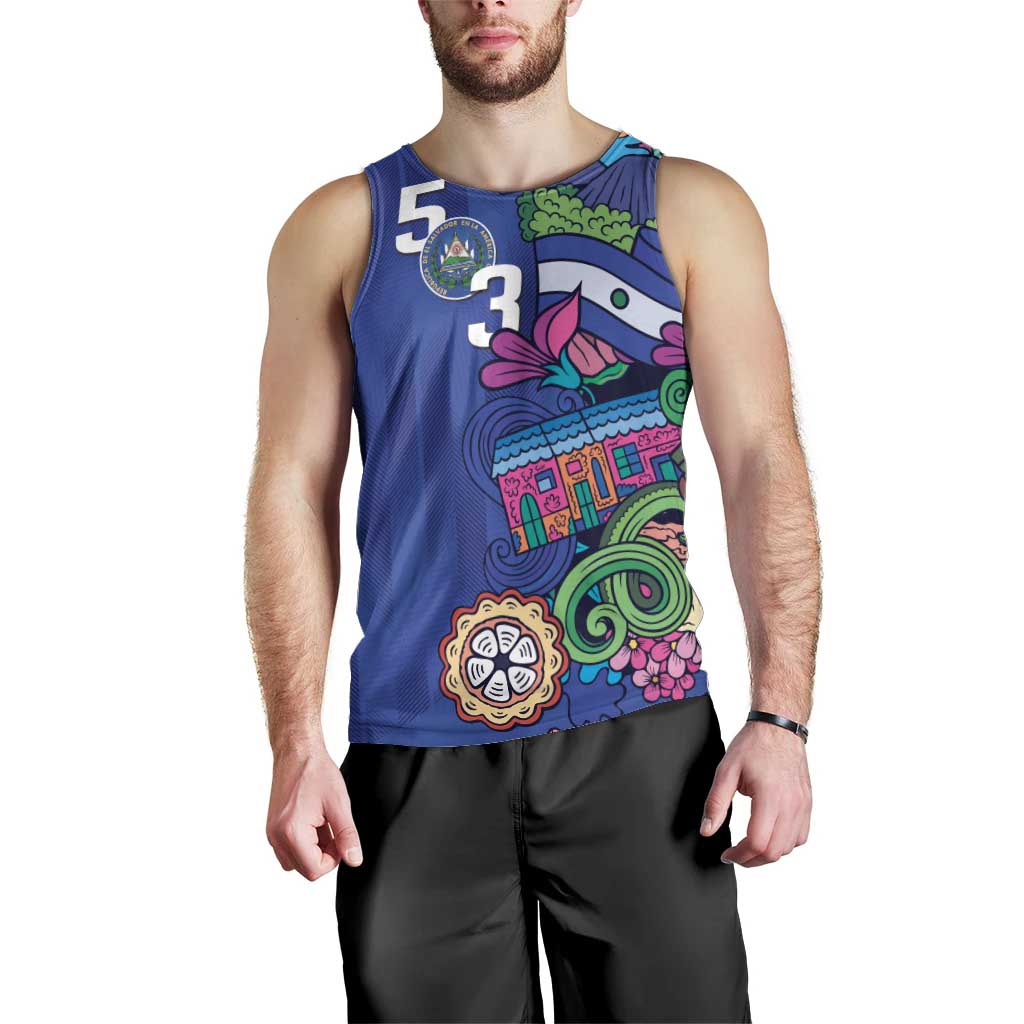 El Salvador Men Tank Top Beauty Local Inspired - Wonder Print Shop