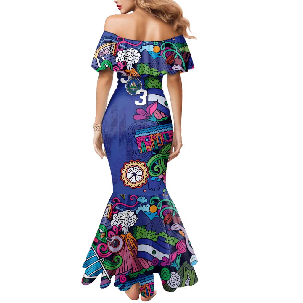 El Salvador Mermaid Dress Beauty Local Inspired - Wonder Print Shop
