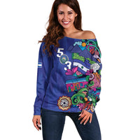 El Salvador Off Shoulder Sweater Beauty Local Inspired - Wonder Print Shop
