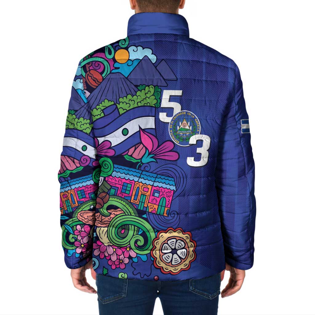 El Salvador Padded Jacket Beauty Local Inspired - Wonder Print Shop