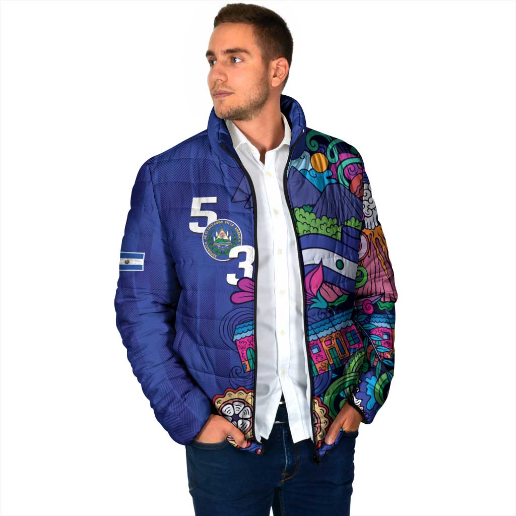 El Salvador Padded Jacket Beauty Local Inspired - Wonder Print Shop