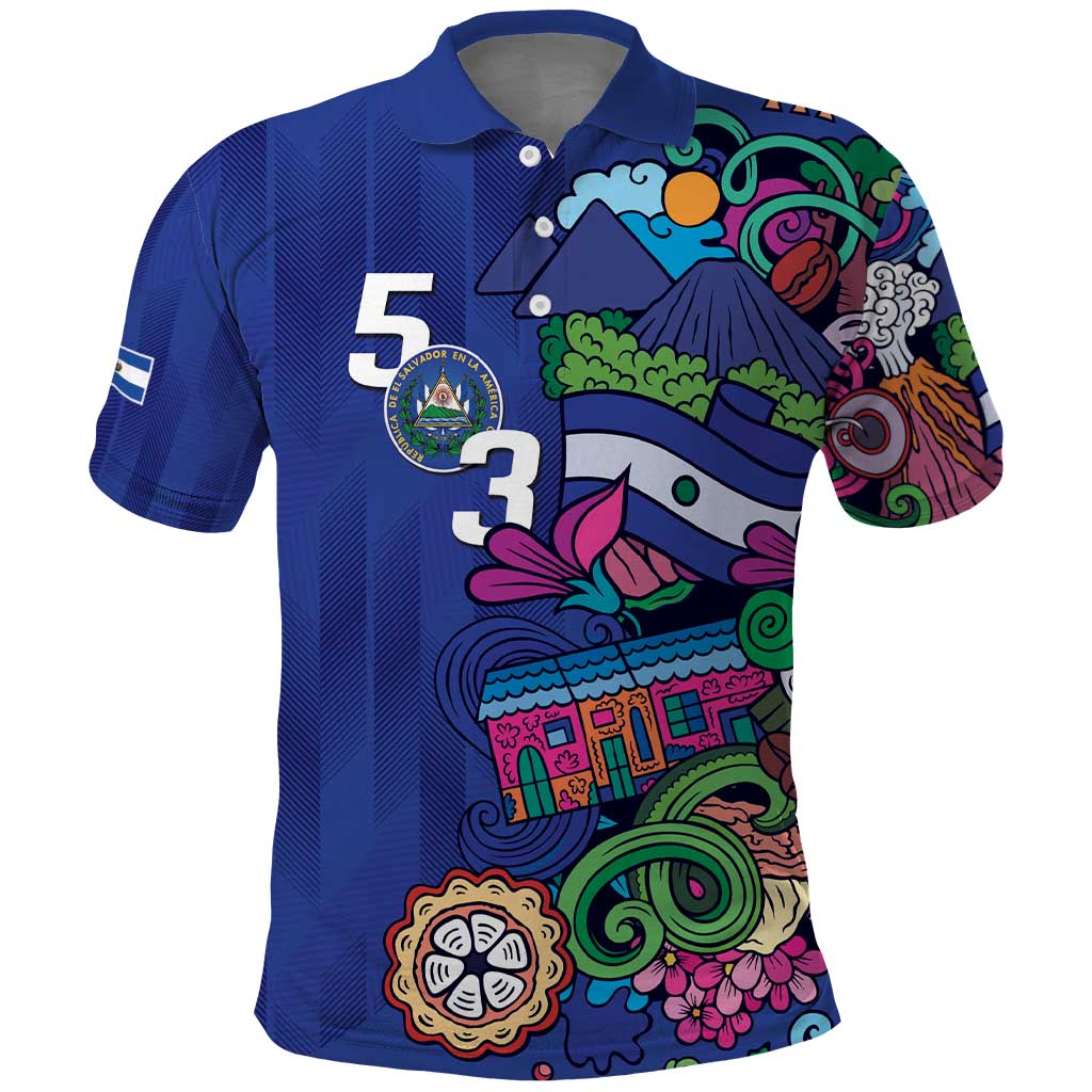 El Salvador Polo Shirt Beauty Local Inspired - Wonder Print Shop