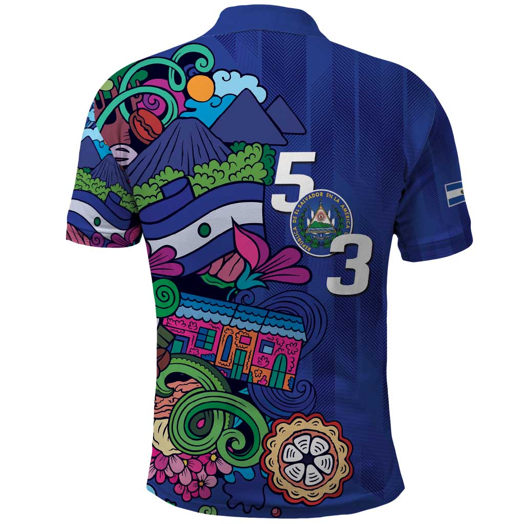 El Salvador Polo Shirt Beauty Local Inspired - Wonder Print Shop