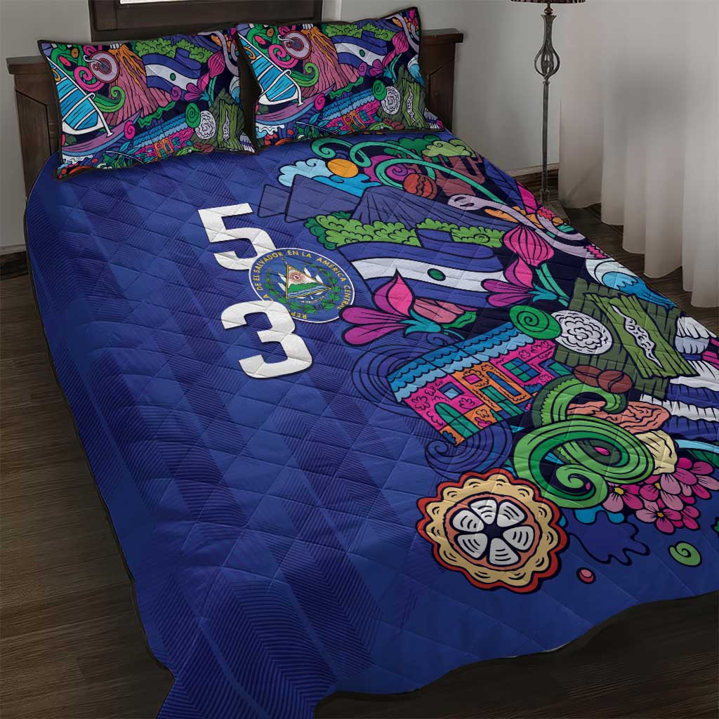 El Salvador Quilt Bed Set Beauty Local Inspired - Wonder Print Shop