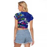 El Salvador Raglan Cropped T Shirt Beauty Local Inspired - Wonder Print Shop