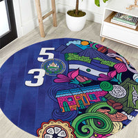 El Salvador Round Carpet Beauty Local Inspired - Wonder Print Shop