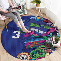 El Salvador Round Carpet Beauty Local Inspired - Wonder Print Shop