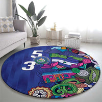 El Salvador Round Carpet Beauty Local Inspired - Wonder Print Shop