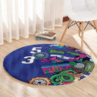 El Salvador Round Carpet Beauty Local Inspired - Wonder Print Shop