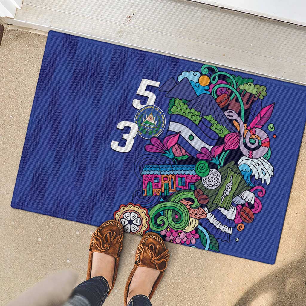 El Salvador Rubber Doormat Beauty Local Inspired - Wonder Print Shop