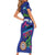 El Salvador Short Sleeve Bodycon Dress Beauty Local Inspired - Wonder Print Shop