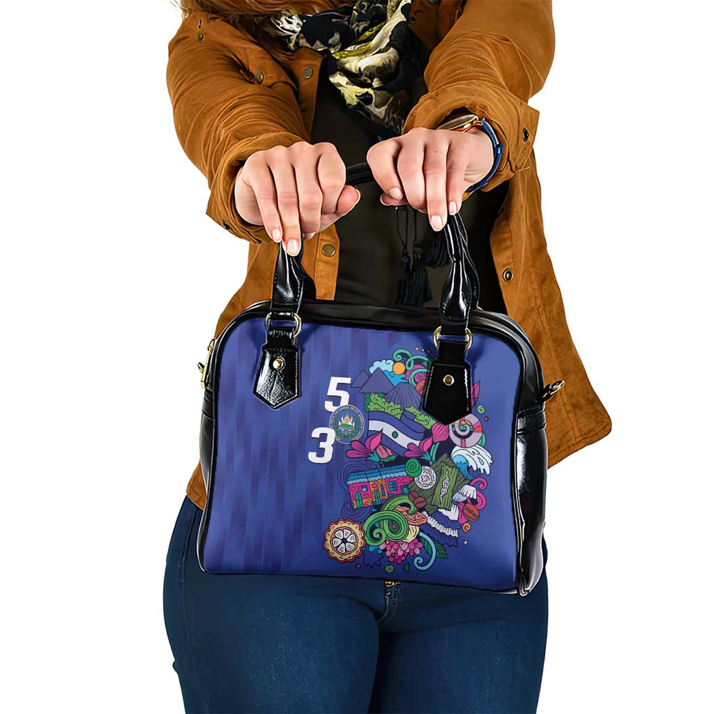 El Salvador Shoulder Handbag Beauty Local Inspired - Wonder Print Shop
