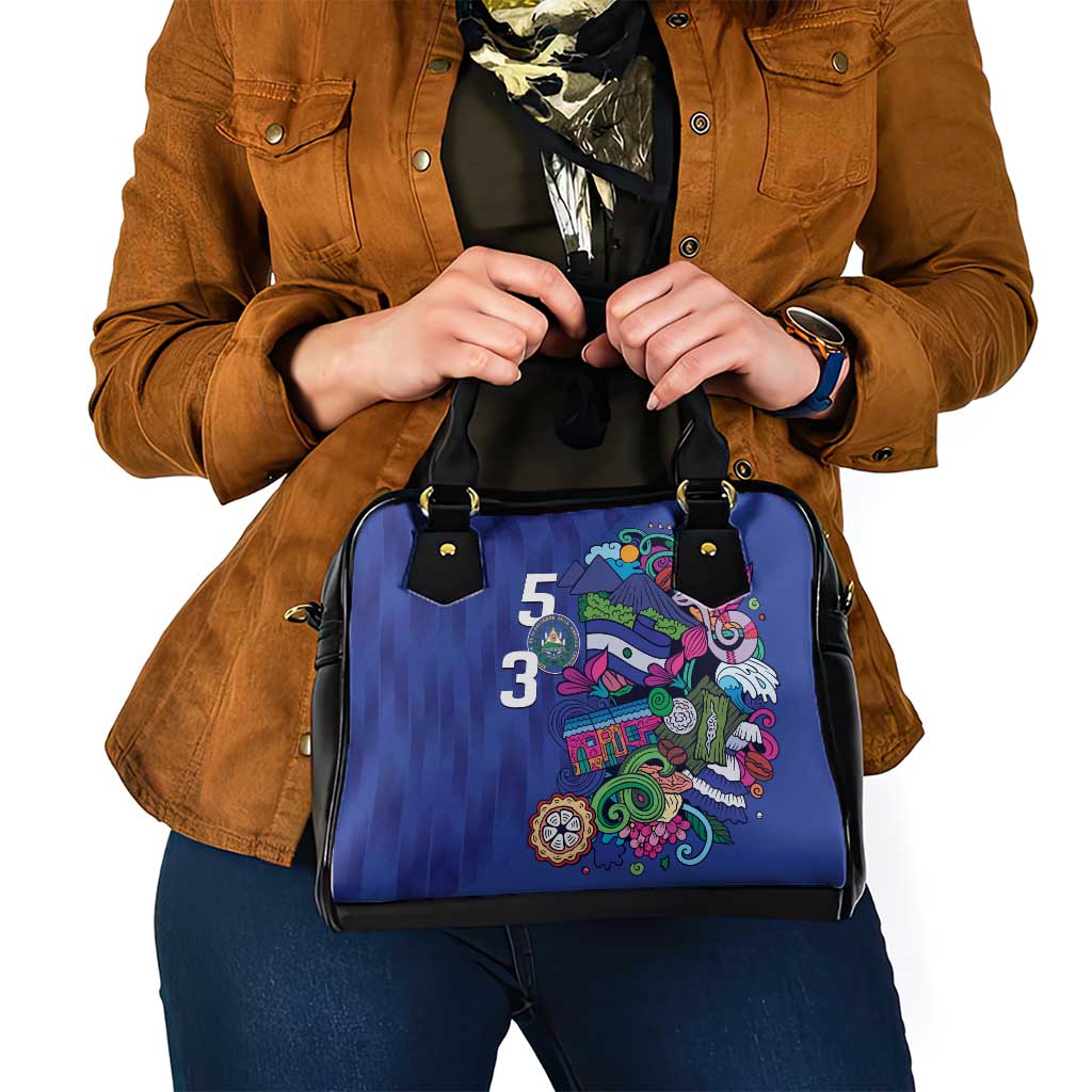 El Salvador Shoulder Handbag Beauty Local Inspired - Wonder Print Shop