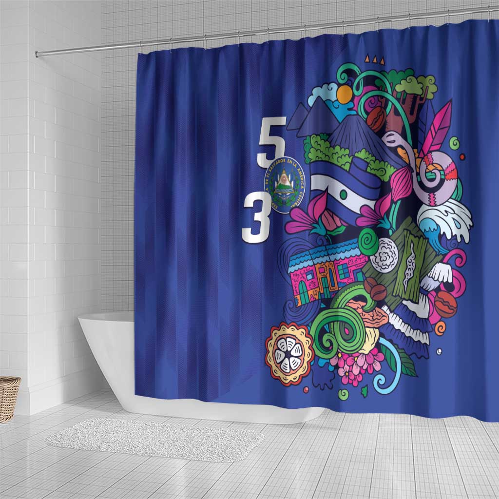El Salvador Shower Curtain Beauty Local Inspired - Wonder Print Shop