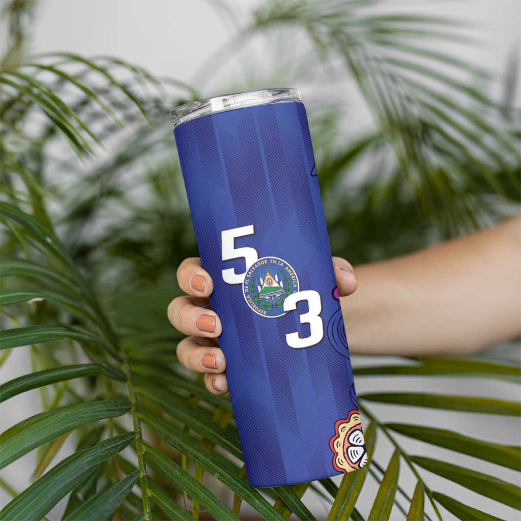El Salvador Skinny Tumbler Beauty Local Inspired - Wonder Print Shop
