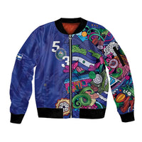 El Salvador Sleeve Zip Bomber Jacket Beauty Local Inspired - Wonder Print Shop