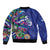 El Salvador Sleeve Zip Bomber Jacket Beauty Local Inspired - Wonder Print Shop