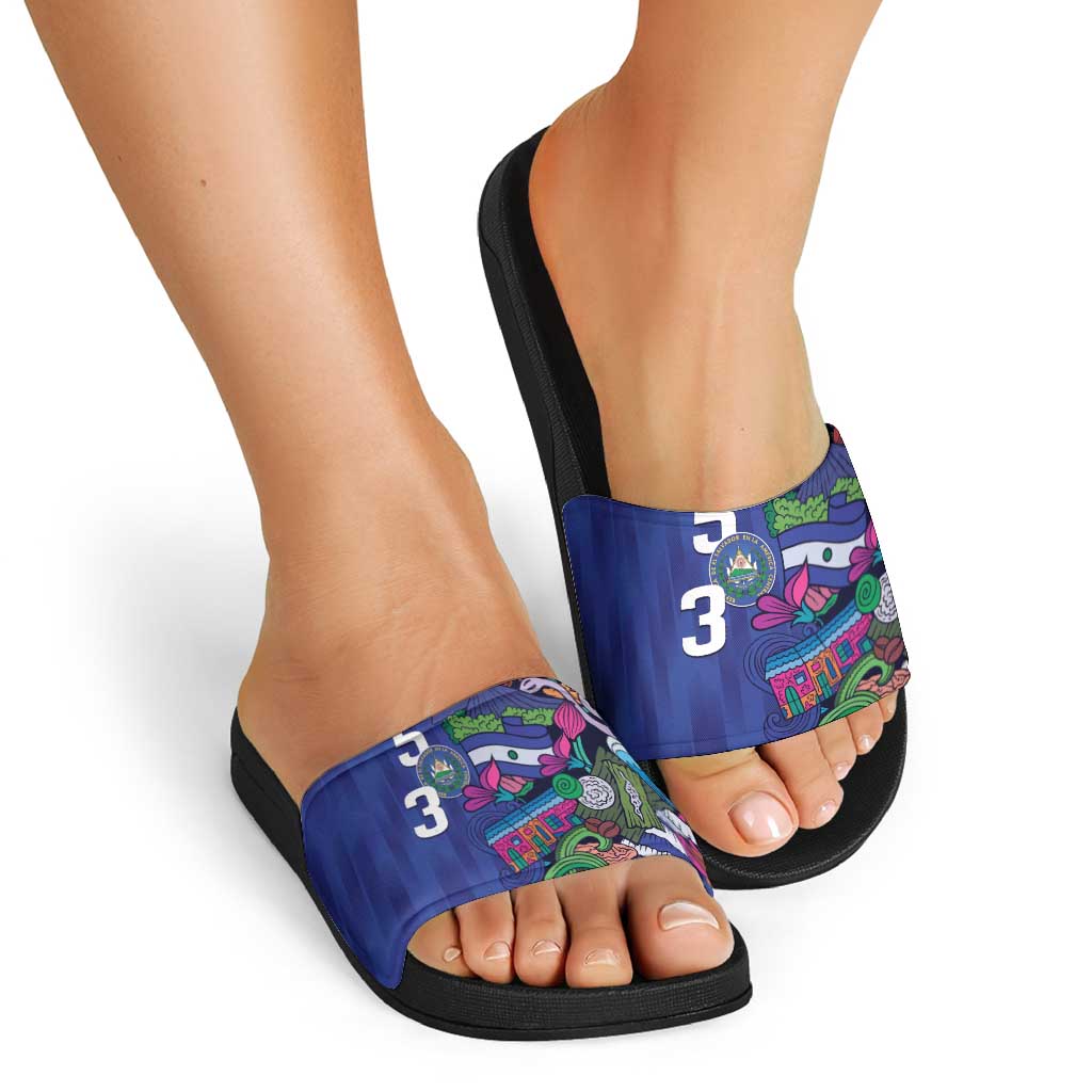 El Salvador Slide Sandals Beauty Local Inspired - Wonder Print Shop