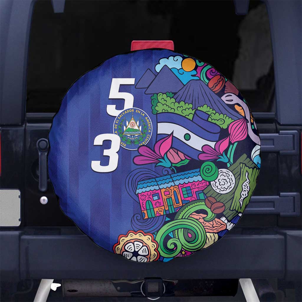 El Salvador Spare Tire Cover Beauty Local Inspired - Wonder Print Shop