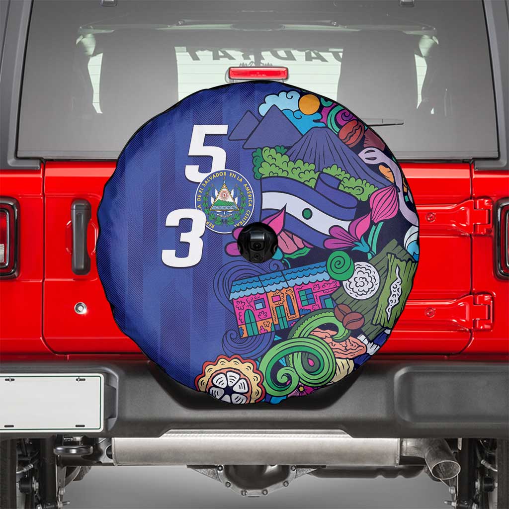 El Salvador Spare Tire Cover Beauty Local Inspired - Wonder Print Shop