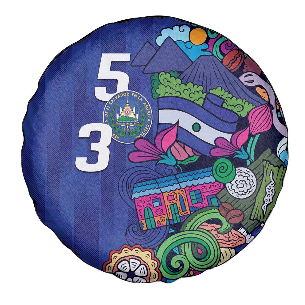El Salvador Spare Tire Cover Beauty Local Inspired - Wonder Print Shop