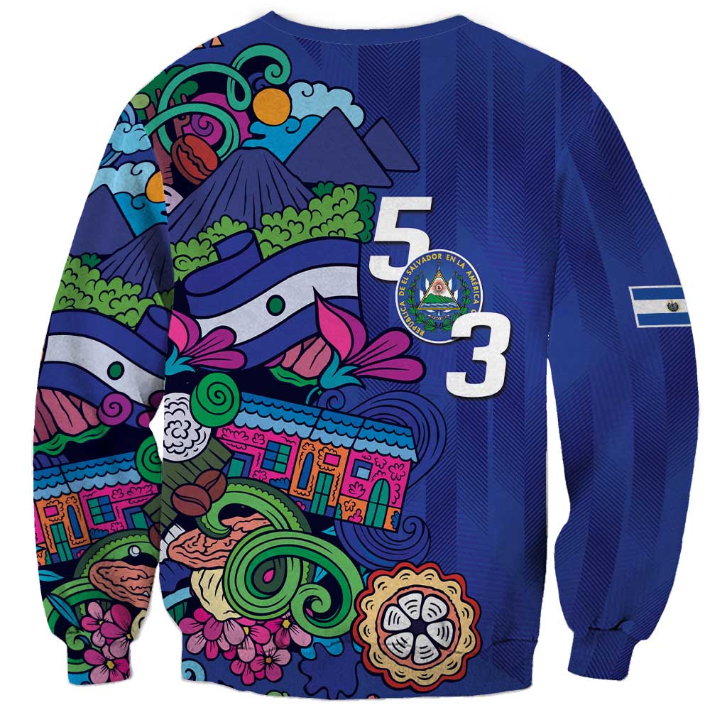 El Salvador Sweatshirt Beauty Local Inspired - Wonder Print Shop