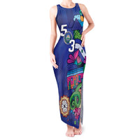 El Salvador Tank Maxi Dress Beauty Local Inspired - Wonder Print Shop